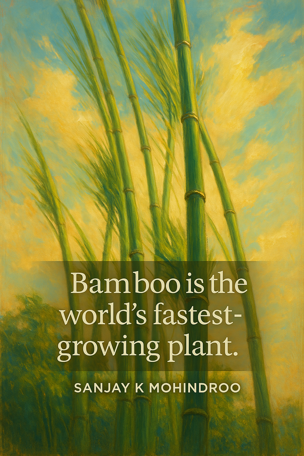 Bamboo is the world