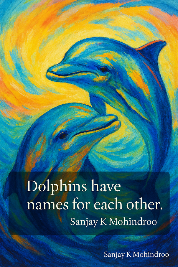 Dolphins have names for each other