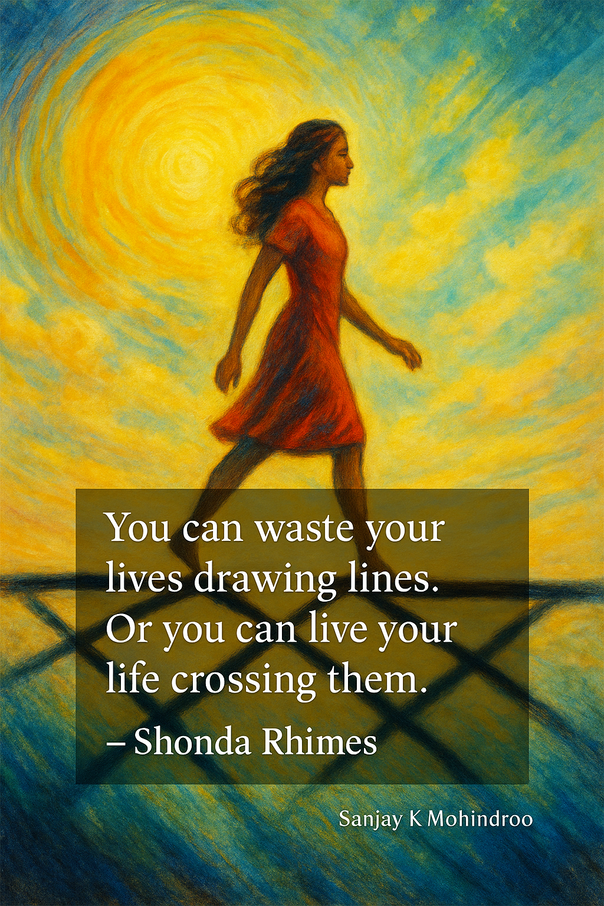 You can waste your lives drawing lines